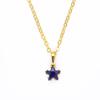 Collar de cadena de diamantes de moda para mujer, chapado al vacío en oro de imitación, diamante hexagonal micro-incrustado con diamantes blancos, colgante para mujer, moda japonesa y coreana