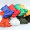 Corda de Nylon Colorida, Corda Trançada com Alma Enrolada, Corda à Prova de Vento para Barraca ao Ar Livre, Corda Decorativa para Amarração, Corda Trançada Colorida para DIY