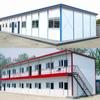 Casa Prefabricada Panel Tipo T de Guangzhou, Combinación de Almacenamiento de Dos Pisos, Casa de Panel de Acero de Color, Dormitorio Ensamblado, Edificio Residencial de Múltiples Pisos