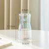 Vaso Ornamentos Sala de Estar Arranjo de Flores Vidro Transparente Flores Hidropônicas Rosa Mesa Simples Pequeno Vaso