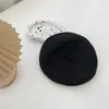Boina para Mujer Otoño e Invierno Estilo Retro Británico Sombrero de Lana Japonés para Pintor Sombrero de Capullo para Mujer Combinación Perfecta Coreano 0924y