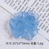 Flor de Cristal Plisada Nuevo DIY Pegamento Crema Accesorios Pegamento Funda para Teléfono Móvil Adorno para la Cabeza Horquilla Material Paquete al por Mayor
