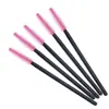 50 Piezas/Paquete Cepillo de Pestañas de Silicona Cepillo para Pestañas de Ojos Rodillo Palito para Pestañas Torre Portátil Color Cabezal de Cepillo de Silicona