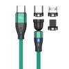 Cable de datos magnético giratorio seis en uno PD60WCable de carga magnético de 540 grados que dobla el juego móvil magnético