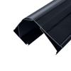 Perfiles de Plástico Pc/Pvc Personalizados de Fábrica, Accesorios de Extrusión de Ingeniería, Perfiles Asimétricos en Forma de U para Ranuras de Puertas y Ventanas