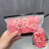 Anillo para toalla apto para el cabello de niños banda elástica de alta elasticidad goma para el cabello de mujer goma para el pulgar de niña pequeña cuerda para el cabello de bebé