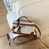 Bolso de Lona de Moda Nuevo 2026 para Mujer, Bolso de Mano Versátil Casual de Gran Capacidad con Colgante de Caballo, Bolso Cruzado, Bolso Cuadrado Pequeño