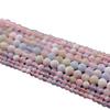 Pulsera de cuentas sueltas de morganita cortadas, material de cuentas, color macarrón natural, accesorios de piedra semipreciosa, cuentas de 2/3 mm