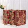 Bolsa de papel Kraft portátil de moda para ropa, joyería, lápiz labial, perfume, regalo pequeño de cumpleaños, festivo, mascarilla, bolsa de embalaje para regalo