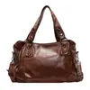 Bolsa Grande Capacidade para Comércio Exterior para Mulheres Outono e Inverno 2024 Nova Bolsa de Ombro Retrô Bolsa Tote Transversal Estilo Fashion para o Dia a Dia