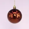 Bola de Natal Bola Solta Única Bola Brilhante Fosca Bola de Pó Bola de Plástico Galvanizada Pendente de Árvore de Natal Decorações de Natal