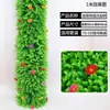 Cubierta tuberías agua corteza decorativa flor artificial enredadera cubrir pilares sala balcón tuberías simulación plantas verdes embellecer