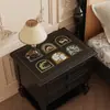 Mantel de Cuero a Prueba de Polvo, Impermeable y Resistente al Calor, Estilo Antiguo, Protector de Mesa de Noche, de Gama Alta, Vintage, Transfronterizo de Amazon