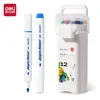 Marcador acrílico Deli HM331 color opaco bolígrafo de color apilable para niños y estudiantes arte impermeable