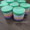 Esponja facial redonda para lavar la cara color piel algodón de pulpa de madera comprimido pieza redonda absorbente expansión lavado de cara esponja de pulpa de madera