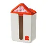 Caja de pañuelos de dibujos animados para montar en la pared para baño y cocina, estante de almacenamiento sin taladro, uso doméstico, creativa, de alta gama, linda caja de pañuelos