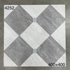 Foshan 400x400 Azulejos antiderrapantes para piso, totalmente cerâmico, fosco, padrão de mármore antigo, cozinha, banheiro, branco leite