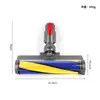 Adecuado para Accesorios de Aspiradora Dyson Cepillo Eléctrico para Suelo Cepillo Rodillo de Terciopelo Suave Cepillo para Suelo V7V8V10V11