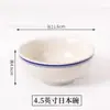 Cocina de Hunan Cocina del Norte Cerámica Pintada a Mano Vajilla Suelo Encimera de Restaurante Cuatro Piezas Restaurante de Hot Pot Plato de Aceite Bol de Comedor