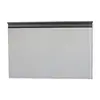 Puertas de Gabinete con Marco Oculto para Cocina, Paneles de Puerta de Estufa con Marco Oculto de Aleación de Aluminio, Puertas de Acero Inoxidable, Auto-Instalación, Renovación, Reemplazo