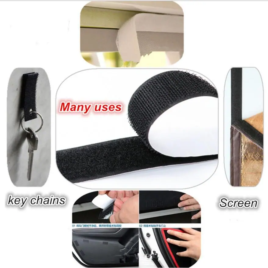 2-5CM-10M-Pair-Black-White-Hoo