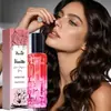 Ruoall Exportación Transfronteriza se Especializa en Botellas de Perfume de 10 ml Empacadas en Inglés (Rojo Rosa) Laca para el cabello con aroma a vainilla