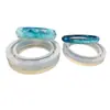 Molde de silicona para pulsera con cara de diamante, pegamento para gotas de cristal, joyería hecha a mano, flor seca, resina, modelo de pulsera con cara de diamante