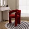 Cadeira de Maquiagem para Casa Estilo Creme, Banqueta de Maquiagem, Cadeira de Salão de Unhas, Cadeira Simples e de Luxo para Quarto, Lazer Individual ou Jantar