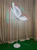 Nuevos Accesorios para Bodas Luces de Mariposa Luminosas Alas Guía de Camino Escenario T Decoración de Salón de Bodas Adornos Colgantes del Techo Arreglo