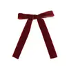Decoración de árbol de Navidad en stock transfronteriza lazo de cinta de terciopelo caja de regalo de Navidad empaque lazo de cinta de terciopelo verde