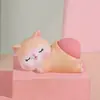 Brinquedo Descompressor de Bumbum Fofo Luminous Pinch Play Boneca Desenho Animado Bumbum Macio para Brincar Decoração de Mesa de Escritório