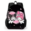 Transfronteiriça nova Sanrio kuromi kuromi mochila escolar mochila de estudante mochila de escola primária uma geração de cabelo