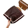 Colección de Pañuelos Cuadrados Pequeños Retro de 70 cm, Nuevo Pañuelo de Seda Otoño e Invierno, Bufanda para el Cuello con Patrón de Espiga, Protector de Cuello Multiusos, Pañuelo Vintage para Atar Bolsos