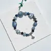 Pulsera de Cerámica Jingdezhen Nueva Pulsera de Cerámica Estilo Chino Joyería Hecha a Mano Cuerda Estilo Tíbet Puesto de Pulseras Jingdezhen