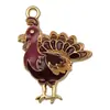 Venta Caliente Transfronteriza Acción de Gracias Hoja de Arce Calabaza Pavo Ardilla Creativo Accesorio DIY Llavero Colgante Pequeño