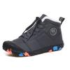 Nuevos Zapatos de Algodón de Caña Alta para Otoño e Invierno, Zapatos de Algodón con Suela Gruesa y Felpa, Zapatos Casuales para Exterior para Hombre y Mujer de Color Sólido, Zapatos de Invierno