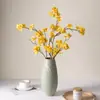 Galhos de Flor de Pera Artificial, Flores, Flores de Macieira Ornamental, Decoração de Casa, Vaso, Flores Secas, Materiais para Arranjo de Flores, Enfeites, Flores Artificiais