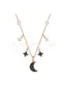 Versión de Alta Gama Shijia del Collar Ojo del Diablo para Mujer Presenta un Colgante de Cadena para Clavícula Corazón Latiente Cisne Dinámico de Swarovski