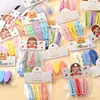 Paquete de 3 Pinzas BB Pinza para el Cabello de Niña con Forma de Hoja Color Primavera y Verano Pinza para Flequillo Todo Fósforo Pinza para Cabello Roto Accesorios para el Cabello