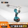 Pistola de Grasa Eléctrica Sin Escobillas de Alto Voltaje para Comercio Exterior, Potencia Alta Transfronteriza, Portátil para Uso Doméstico, Set de Pistola de Grasa con Batería de Litio, Venta al por Mayor