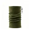 Protector facial y de cuello multifuncional con cordón para otoño e invierno, calentador de cuello de forro polar, gorro deportivo térmico de forro polar, polaina para el cuello, máscara de esquí