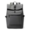 Mochila casual de moda transfronteriza para el día a día, bolsa para portátil de gran capacidad, mochila resistente al agua con tapa abatible