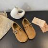 Sapatos Birkenstock-Style Retro de Sola Grossa para Aumento de Altura, Cobertura Total, Novos Modelos Outono/Inverno 2026, Sapatos Individuais Versáteis para Combinar com Saias, Mocassins