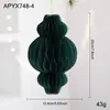 Nueva decoración navideña adornos colgantes novedosos bolas de linterna de papel decoraciones para ventanas arreglo de ambiente para centros comerciales suministros para fiestas