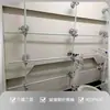 Campana de extracción Marco Sintético Rejilla de Acero Inoxidable Estante Bastidor de Destilación Barra de Conexión de PP Bastidor de Fijación de Tubería Doble Fila Bastidor de Torre de Condensación