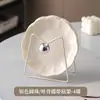 Prato de osso para mesa de jantar em casa, bandeja de osso, prato de lixo, prato de osso de plástico de luxo leve, prato de lanche, base para armazenamento, prato de frutas