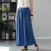 Calça-Saia Versátil, Leve, Fresca e Autêntica para Verão 2026, Calça de Perna Larga em Seda de Cobre Amônia