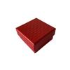 Caja de joyería con patrón de diamantes, caja para anillos, pendientes, collares y pulseras, caja de regalo fresca, joyería al por mayor