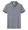 Camisa polo de verano logo impreso personalizado camiseta publicitaria camiseta de empresa personalizada cuello solapa manga corta ropa de trabajo ropa de fábrica
