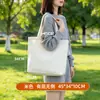 Bolsa de Lona al por Mayor Bolsa de Algodón Lisa Bolsa de Compras Ecológica Color Publicitario Impresión Colorida Bolsa de Algodón con Logo Impreso